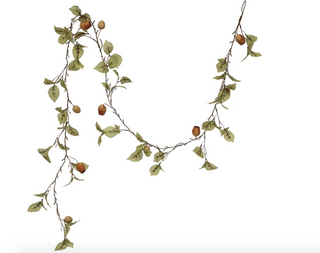 Faux Leaf & Pod Garland