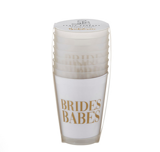 "Bride Babes" Plastic Cups - dolly mama boutique