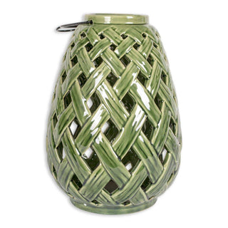 Bamboo Lattice Lantern - Large - dolly mama boutique