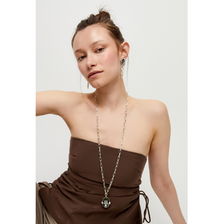 Ser Deslumbrante Crystal Pendant Necklace