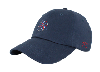 Rachel Cap with Crystal Fireworks