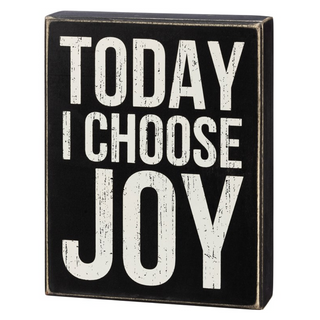 Box Sign "I Choose Joy" - dolly mama boutique