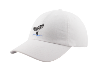 Rachel Cap with Crystal Whale/Mermaid Tail - dolly mama boutique