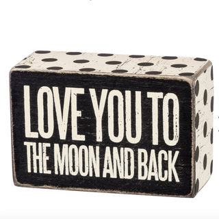 Box Sign "To the Moon" - dolly mama boutique