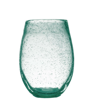Tinted Bubble Glass Drinking - dolly mama boutique
