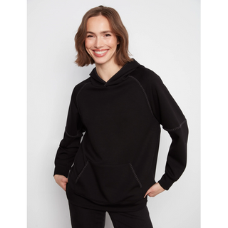 Blanket Stitch Trim Hoodie