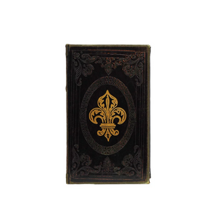 Faux Leather Storage Books