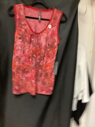 Printed Ruffle Tank Top T22-421J