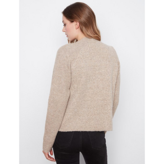 Front Flap Cardigan with Pockets