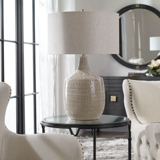 Felipe Grey Table Lamp in Light Gray - view 6