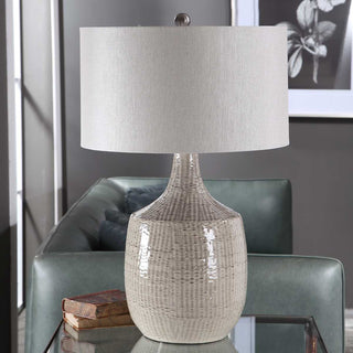 Felipe Grey Table Lamp in Light Gray - view 4