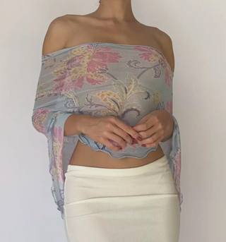 Mesh Poncho - dolly mama boutique