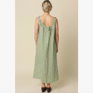 Lyla Gingham Maxi Dress - dolly mama boutique