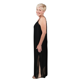 Marla Silk Maxi Dress DT222 - dolly mama boutique