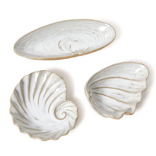 Shell Tidbit Dishes - dolly mama boutique
