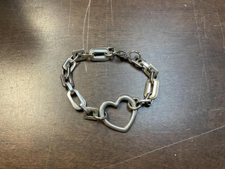 Open Heart Charm Bracelet