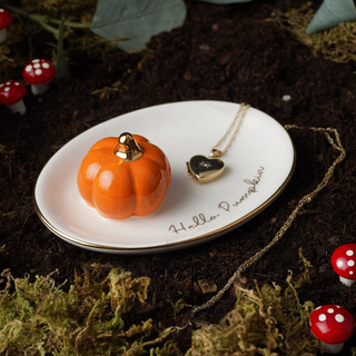 Snuggle Season Pumpkin Ring Dish - dolly mama boutique