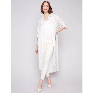 3/4 Sleeve Shirtdress - dolly mama boutique