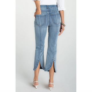 Gia Glider Crop Flare Denim - dolly mama boutique