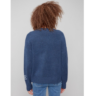 Embroidered Crewneck Sweater - dolly mama boutique