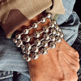 Polished Ball Chain Bracelet - view 5