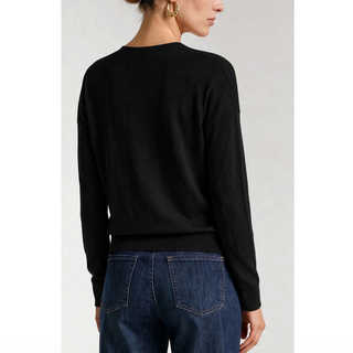 Drape-Neck Sweater