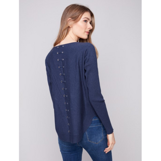 Boatneck Sweater with Pockets - dolly mama boutique