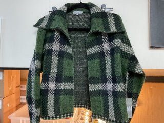 Plaid About You Zip Jacket