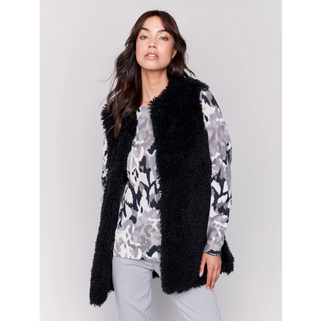 Long Faux-Fur Vest - dolly mama boutique