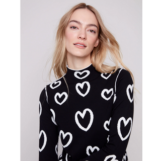 Gutsy Reversible Mock-Neck Sweater