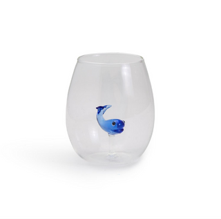 Stemless  Wine glass W/Figure - dolly mama boutique