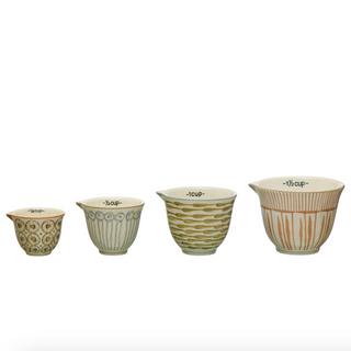 Stoneware Measuring Cups Set - dolly mama boutique