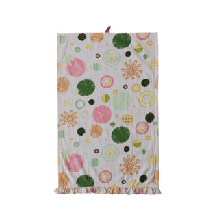 Ruffled Tea Towel Holiday - dolly mama boutique