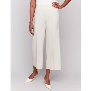 Wide-Leg Side-Zip Pant