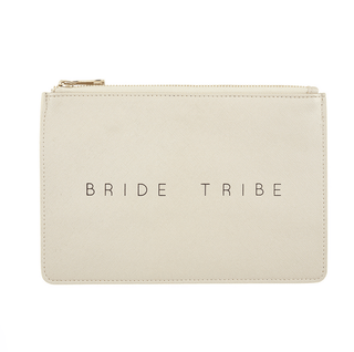 Bridal Party Faux-Leather Pouch - dolly mama boutique