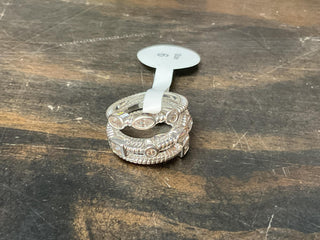 10 Stone CZ Stack Rings