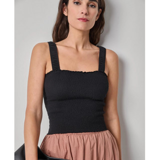 Organic Smocked Tank