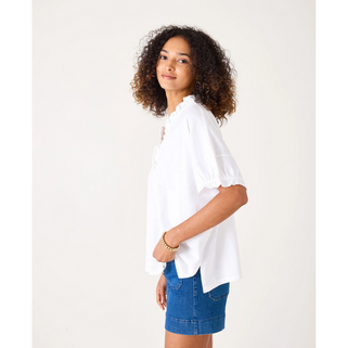 Amelia Ruffle Tee - dolly mama boutique