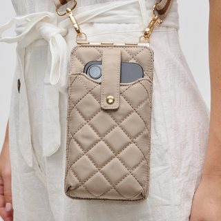 Duality Quilted Cell Phone Crossbody - dolly mama boutique