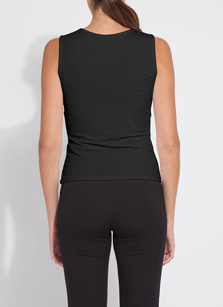 Essential V-Neck Shell - Black - view 4
