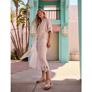 3/4 Sleeve Shirtdress - dolly mama boutique