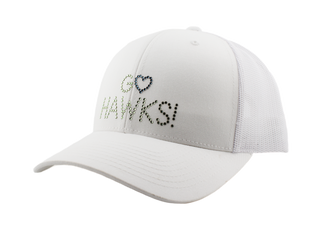 Kourtney Crystal Seahawks "GO HAWKS!" Heart Hat