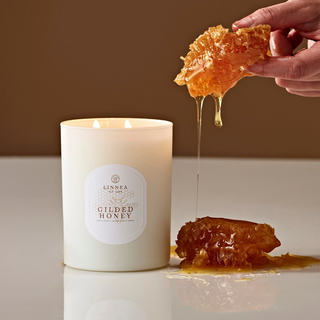 Gilded Honey Boxed Candle - dolly mama boutique