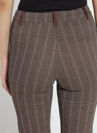 Herringbone Pintuck Ponte Baby Boot Pant