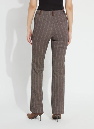 Herringbone Pintuck Ponte Baby Boot Pant