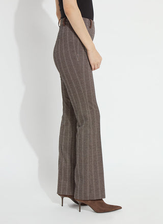 Herringbone Pintuck Ponte Baby Boot Pant