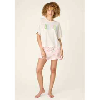 "Dog Mom" Pajama Tee - dolly mama boutique