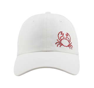 Rachel Cap with Crystal Crab - dolly mama boutique