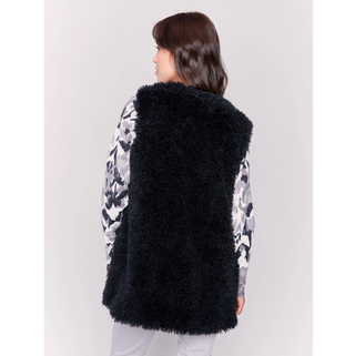 Long Faux-Fur Vest - dolly mama boutique