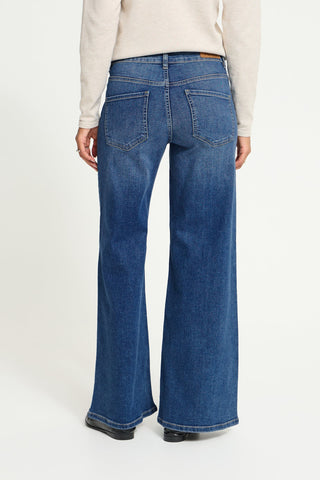 Twiggy Wide Leg Jean 30"L - Medium Blue